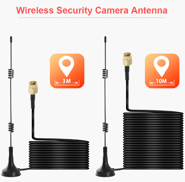 2.4G Wifi Extension Antenna Extension Cable Wireless Security Camera