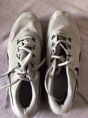 Nike Mens Lunar Prime Iron white and gray Running Shoes Sneakers