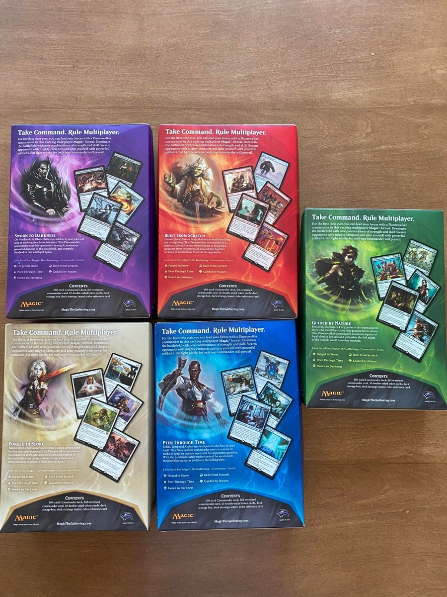 ENGLISH Magic MTG 2014 Commander C14 Sealed Deck Complete Case The