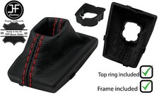 ROT NAHT LEDER AUTO S TRONIC SCHALTSACK+RAHMEN+TOP RING F?R AUDI A4 B9 15-20