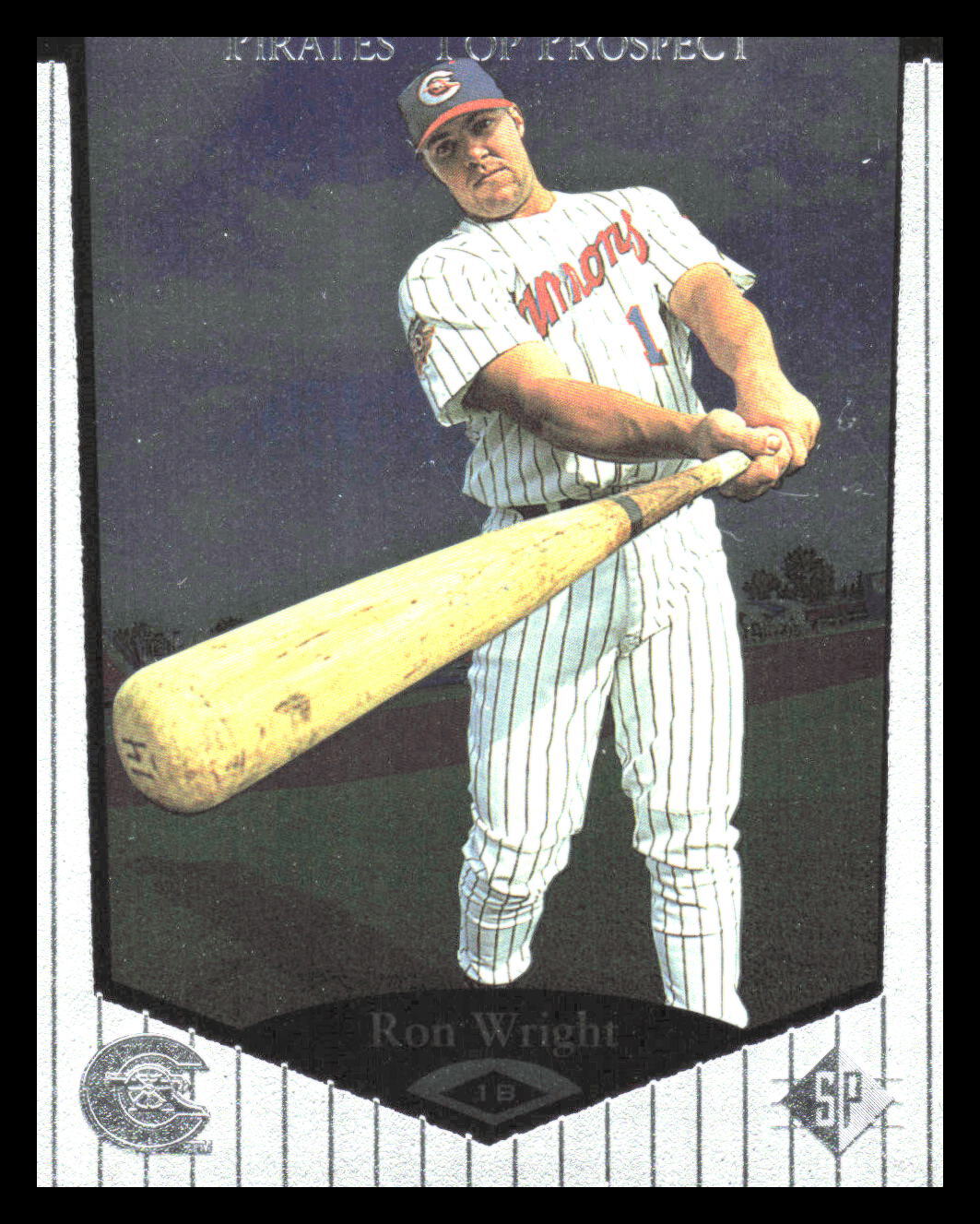 1998 SP Top Prospects Ron Wright #98 Calgary Cannons 5A