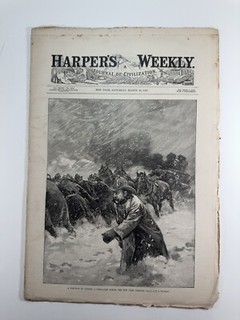Harper’s Weekly March 24 1888 King Blizzard NYC DePauw U Lithographs! Ireland