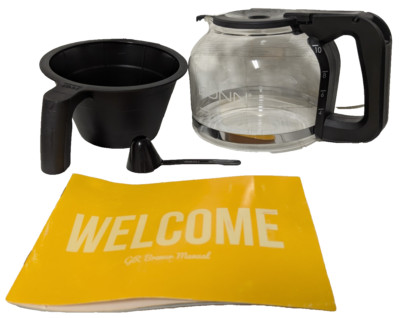 Home Model GR Brewer 10c Bunn Glass Carafe Brew Funnel Scoop & Manual