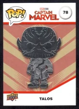 2023 UD Funko Pop Marvel Platinum Talos #78