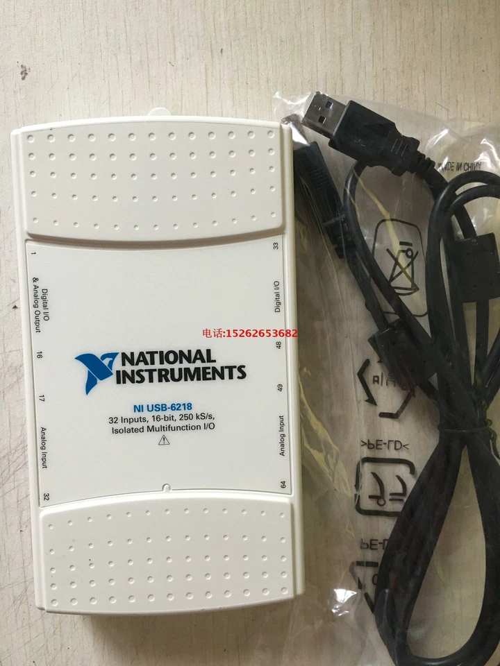 Tarjeta de adquisición DAQ serie NI USB-6218 M 16 bits, 250 kS/s 779678-01 1 pieza Foto 2 de 2