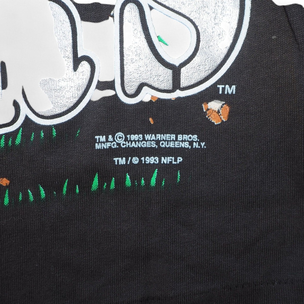 Changes Vintage 1993 Los Angeles LA Raiders Taz Single Stitch T 