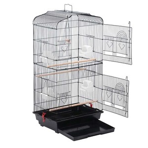 Grande cage d'oiseau en métal pour Budgie Canary Parakeet Canary Cockatiel Finch Lovebird