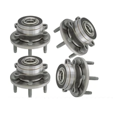 Set Of 4 Front + Rear Wheel Bearing & Hub For 2011-2019 Ford Explorer 5 Lugs W3