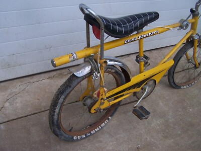 RARE Iverson Muscle Bike Drag Stripper vintage YELLOW unrestored
