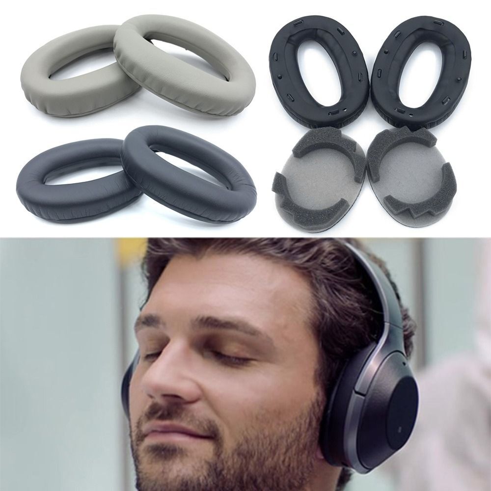 Noise-Cancelling Ear Pads for Sony MDR-1000X WH-1000XM2 Headphones Accessories-image
