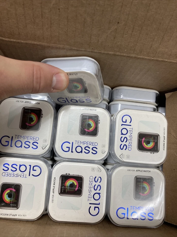 Tempered Glass Screen Protector Film QTY3  Apple Watch SERIES 3 New Package 38MM - Image 4 of 4