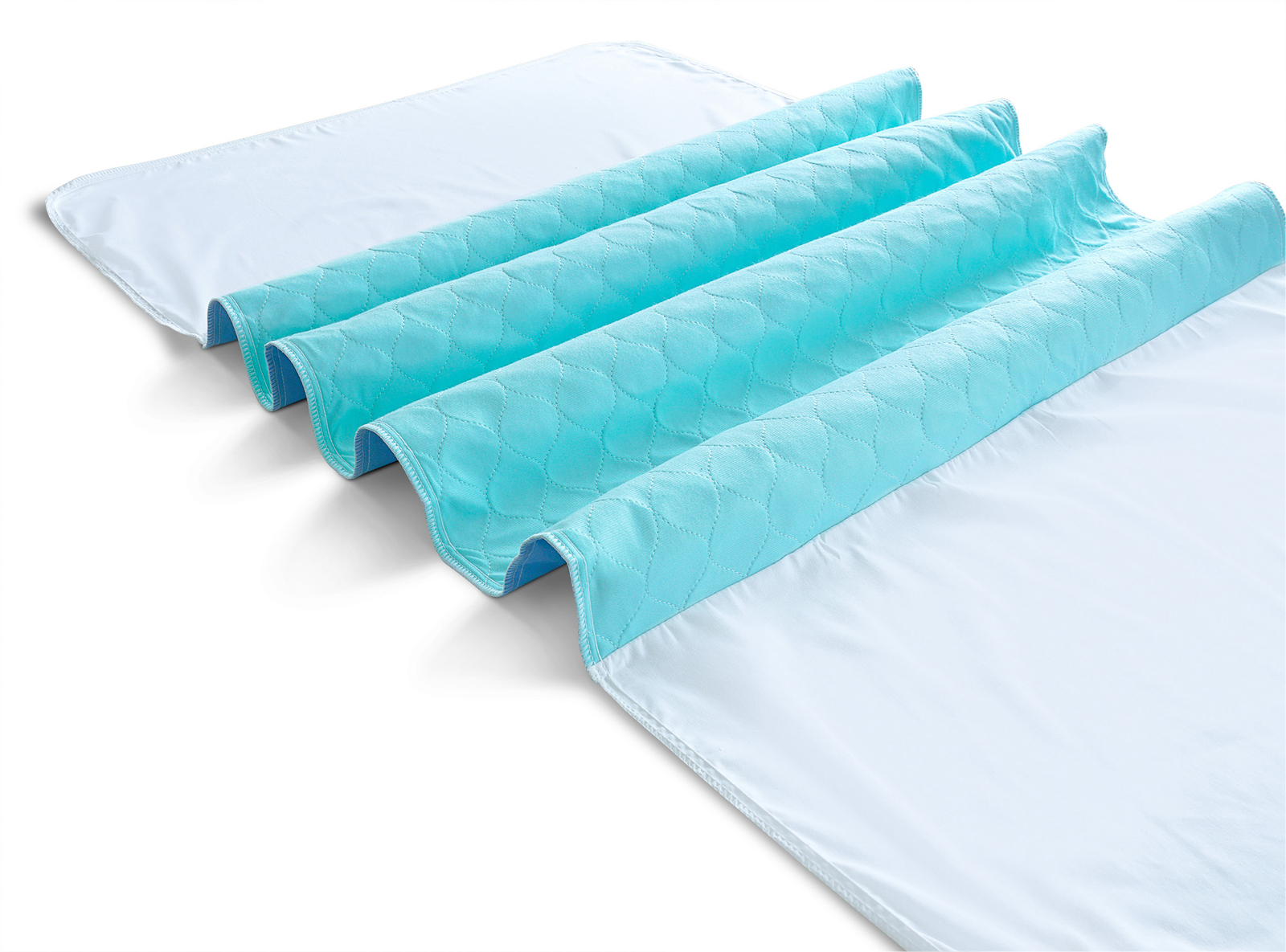 Washable Incontinence Bed Pads - Pack of 2 with Tuck Flaps
