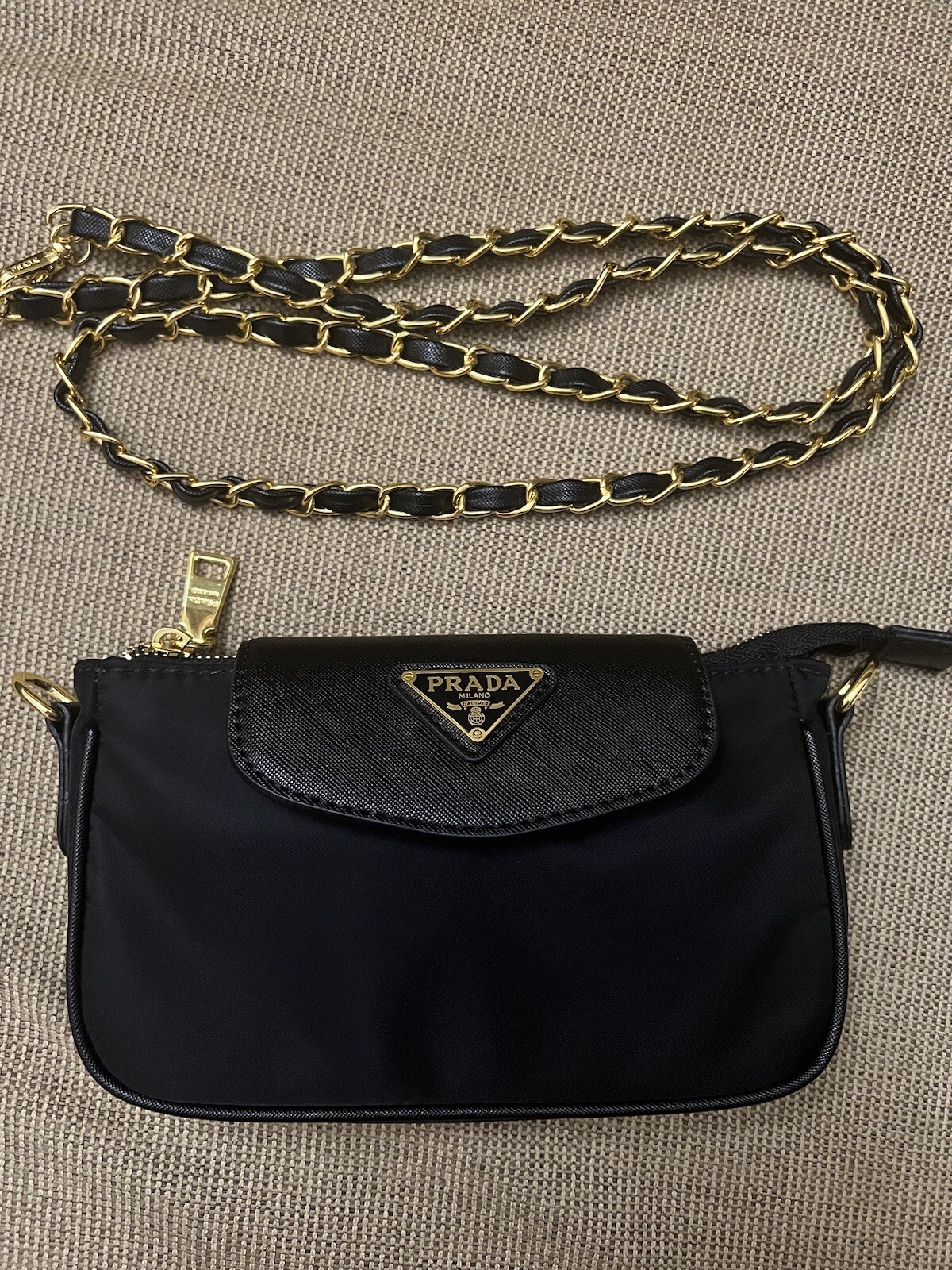Prada Crossbody Sling Small Black Bag eBay