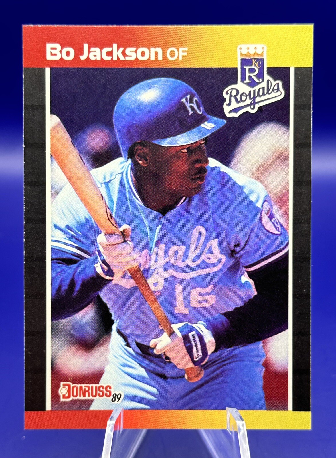1989 Donruss BO JACKSON #208 Kansas City Royals