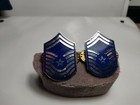 Vintage Set of US AIR FORCE CMSgt Chevrons E-9  — photo 1