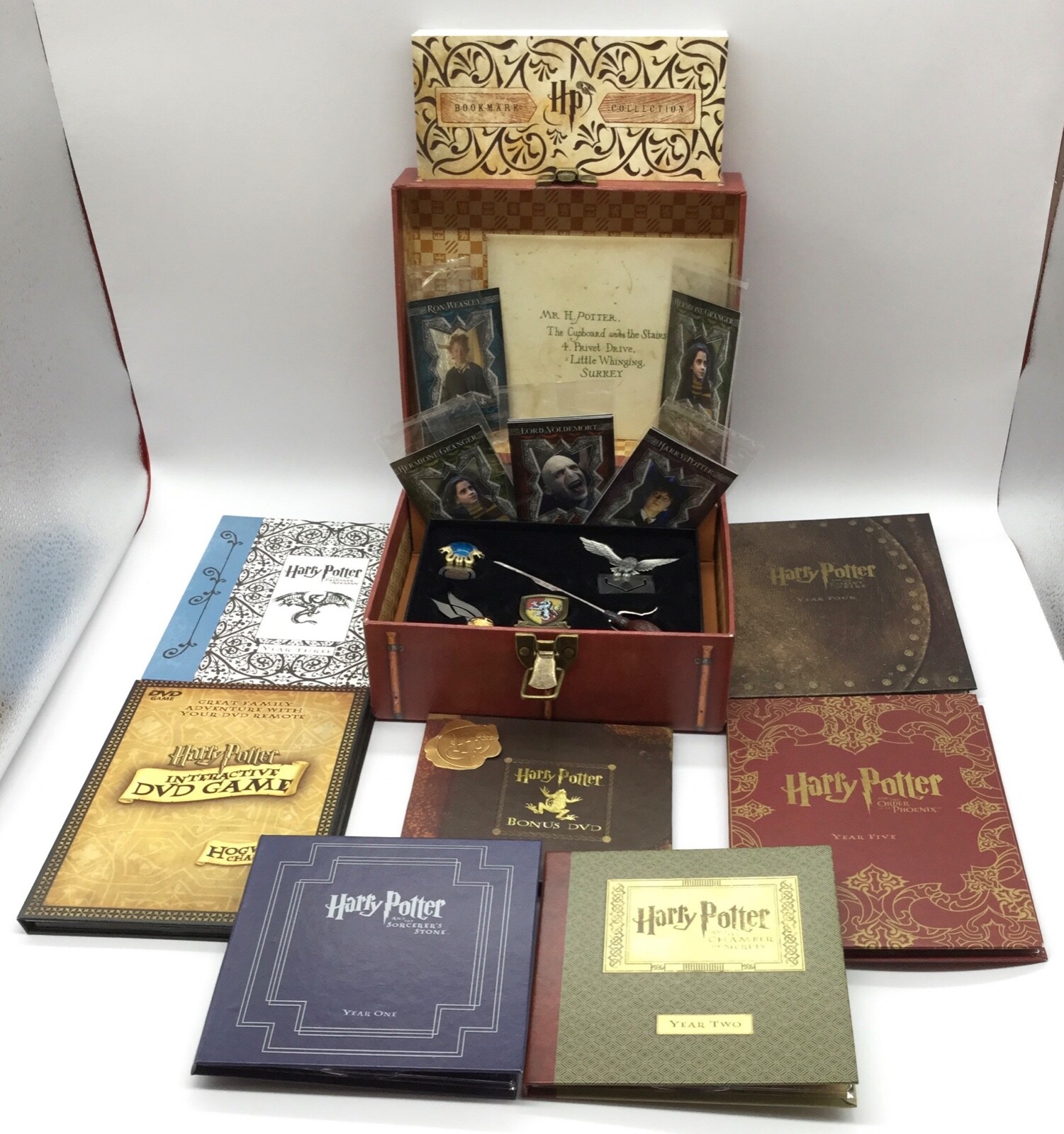 Coffret DVD : COF Harry Potter 1-7B + Porte clé Harry –