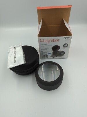 Royal Desktop Illuminated Magnifier (SM50) Mint Condition 