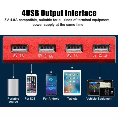 6000W Car Power Inverter DC 12V To AC 110V Pure Sine Wave Solar Converter LCD - Picture 8 of 12