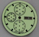 Luminous Watch Dial for Eta Valjoux 7750 / 7760 Movement 34,8mm FULL LUMED DIAL