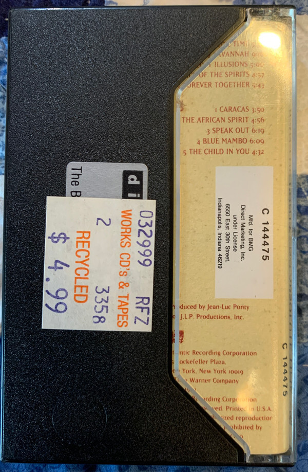 Jean-Luc Ponty - No Absolute Time (Cass, Album, Club, Dol) (Very