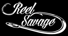 Reel Savage Sport Fishing Boating Decal - Creative Custom Design- Online Only Reel Savage Sport Fishing Boating Decal - Creative Custom Design- Online Only