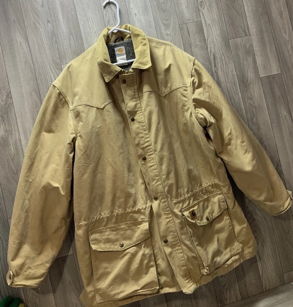 Carhartt Blanket Lined Western Ranch Coat Jacket 2XL, C52 Wet | eBay