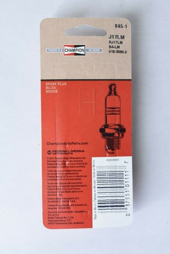 6 Pack Champion Spark Plug J17LM 845-1 Small Engine Case of 6 - Picture 3 of 6