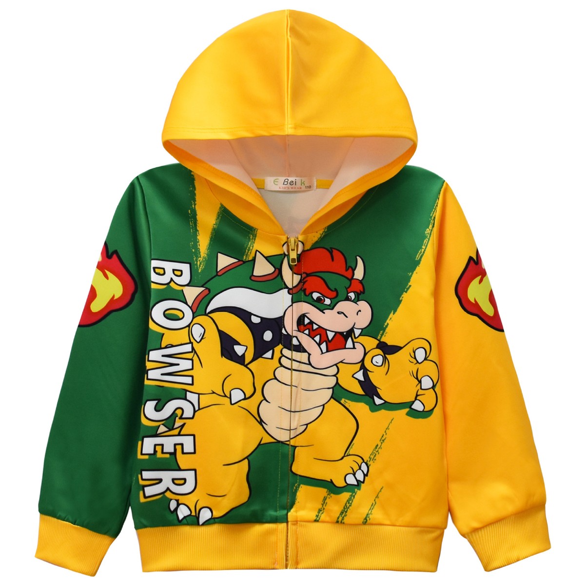 super mario brothers bowser Hoodies outdoor Sweatshirts Long