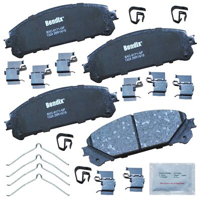 Disc Brake Pad Set-Priority One Ceramic BPR Bendix CFC1324