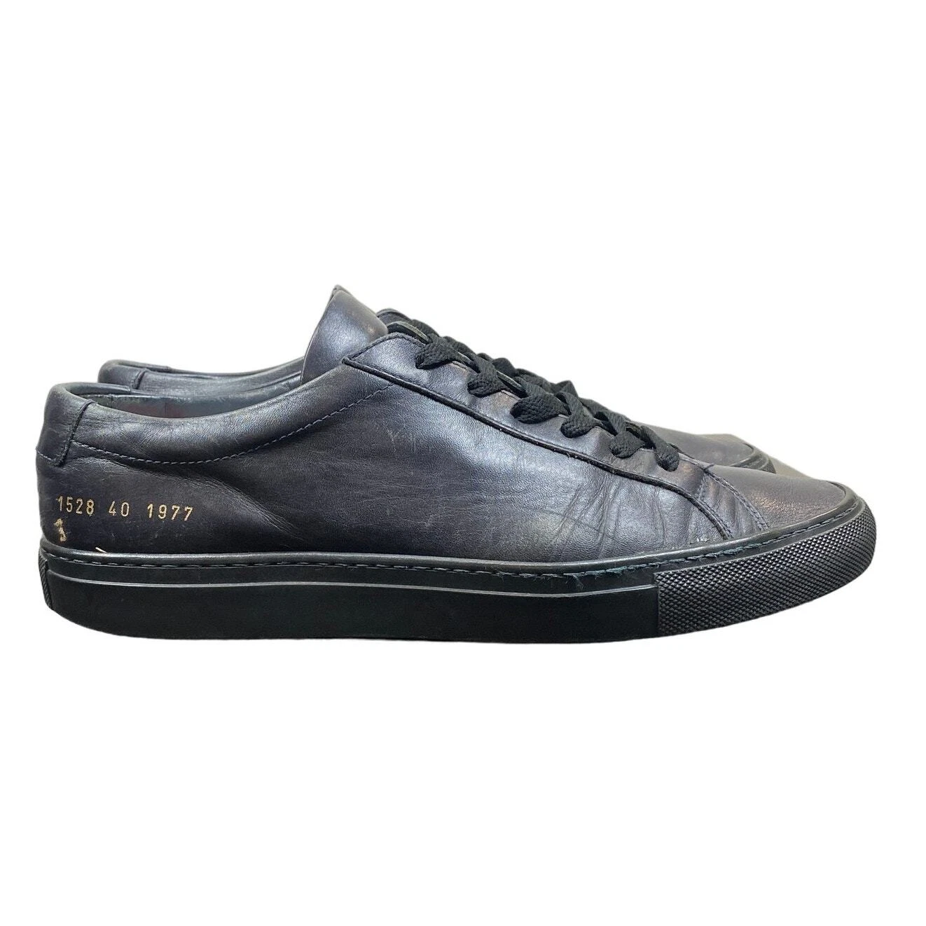 Common Projects Achilles Sneakers basse in pelle nera da uomo 40