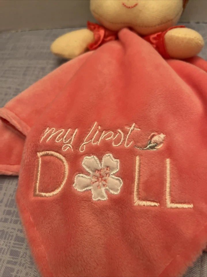 BABY STARTERS ДЕВОЧКА МОЯ ПЕРВАЯ КУКЛА БЕЗОПАСНОСТИ ОДЕЯЛО ПЛЮШЕВЫЙ РЕБЕНОК ПОГРЕМУШКА - Изображение 3 из 4