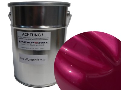 1 Liter Spritzfertig Wasserbasislack Candy Pink Metallic Autolack Lackpoint !