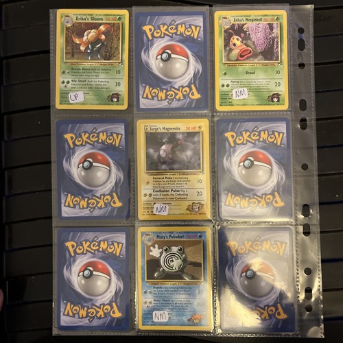 Pokémon TCG Gym Heroes 76 Of 132 Cards No Duplicates Most NM 19992000