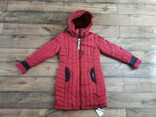 Khujo Jerry Prime4 Coat Red Women's Uk Size Medium Brand New
