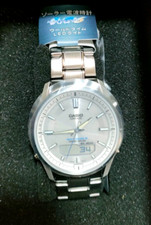 CASIO LINEAGE LCW-M100DE-7AJF White Silver Solar Atomic Men's Watch Stainless