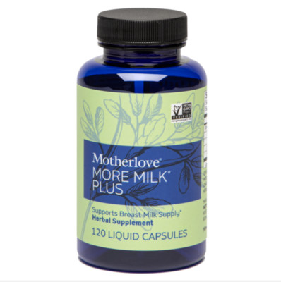 Motherlove More Milk Plus Herbal Lactation Supplement - 120 Liquid Capsules 
