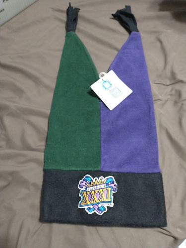 1995 - NFL - Super Bowl XXXI (31) - Jester Hat - Green Bay Packers Win *NEW RARE