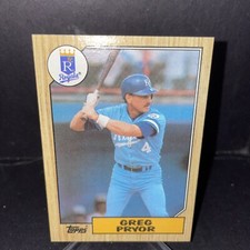 1987 Topps #761 GREG PRYOR Kansas City Royals