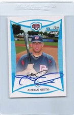 2008 Bowman #BDPP9 Adrian Nieto Nationals Signed Auto *F7158