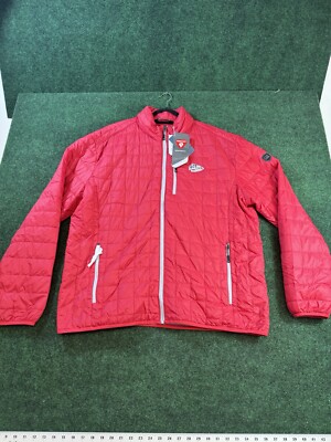 Kansas City Chiefs Americana Cutter & Buck Rainier PrimaLoft Mens Puffer Jacket