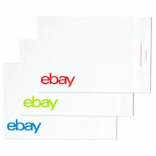 12 EBay Branded Polyjacket Envelopes 12x15" Shipping Poly Bags Ebay LOGO NEW