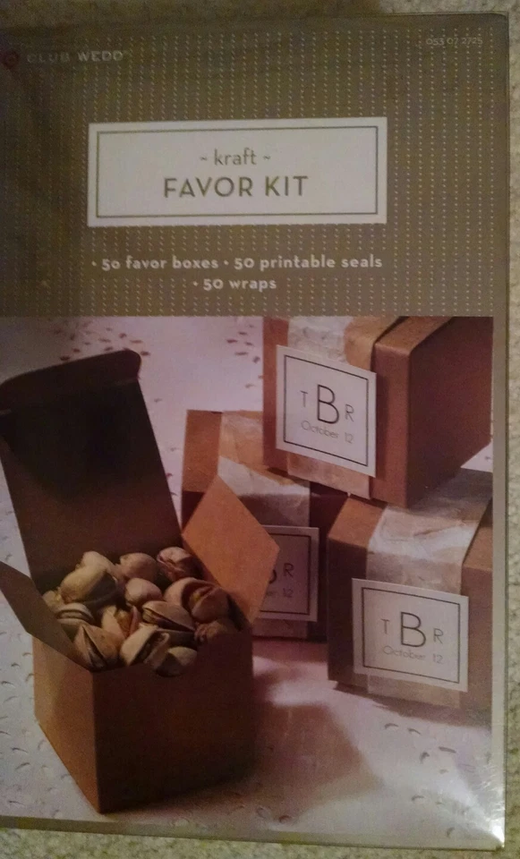 50Pcs клуб Wedd крафт пользу набор - свадьбы душа осени Favors - новый - Изображение 2 из 2