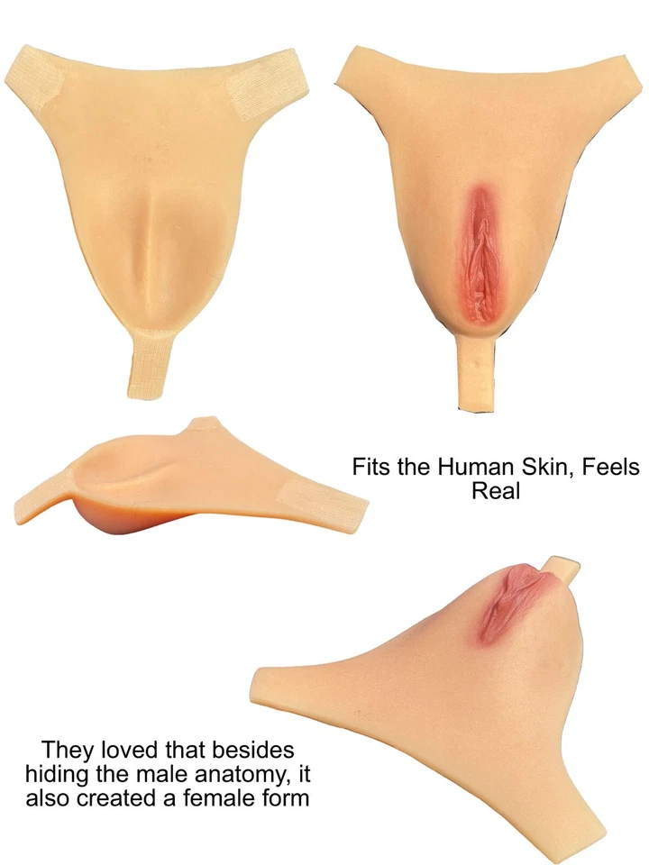 BIMEI Self-Adhesive Camel Toe Pad Men Underwear Silicone Hide Gaff Transgender - Image 4 of 4