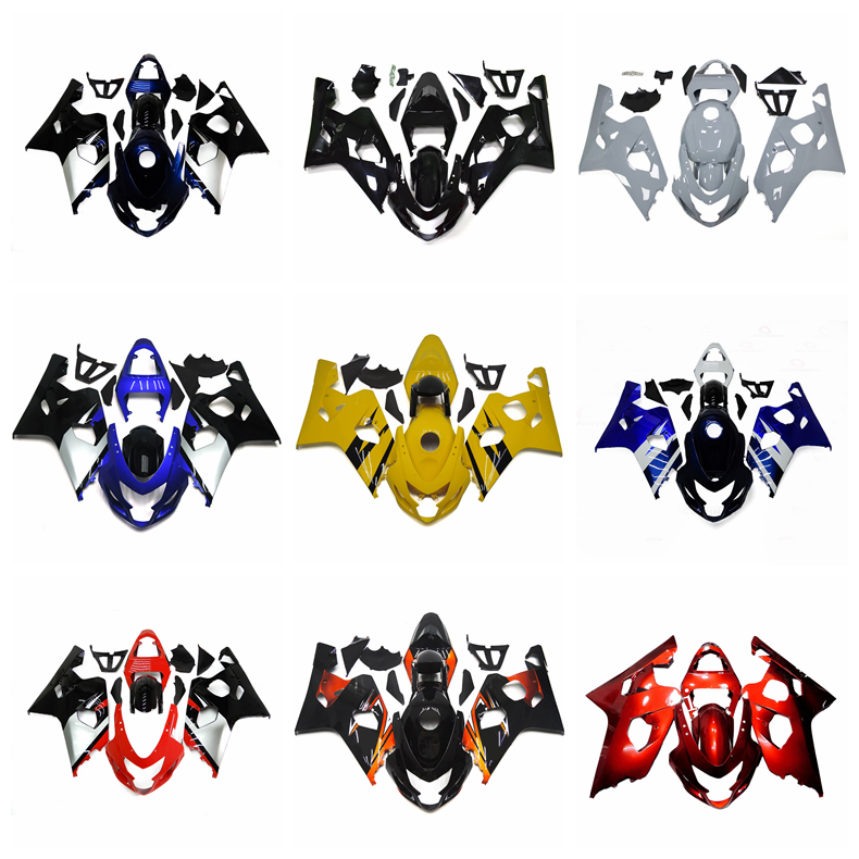 ABS Bodywork Fairing Kit For Suzuki GSX-R750 2004 2005 GSXR600 04 05 Body Kits