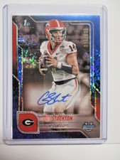 2025 Bowman University Chrome Prospect Auto Blue /150 Gunner Stockton BCA-GS