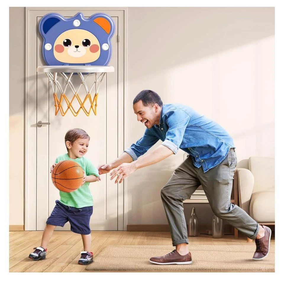 TEMI Mini Basketballkorb für Kinder Jungen Alter 3 4 5 6, Indoor Basketballkorb - Bild 4 von 4