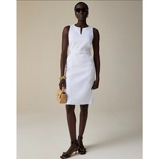 J Crew Executive Stretch Linen Blend Sleeveless Dress US Women's 22 Plus