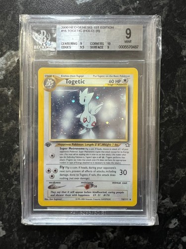 Togetic (1st Edition) graded BGS 9 for sale on eBay