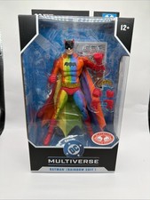 McFarlane DC Multiverse Batman Rainbow Suit Red Platinum Edition