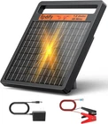 45 Miles Solar Electric Fence Charger Day or Night Mode 1.2J fr Livestock Horses